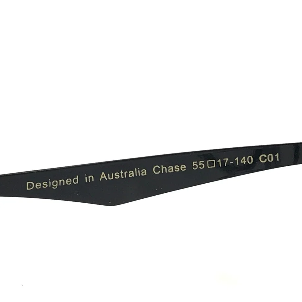 Iconik Eyeglasses Frames Chase C01 Black Square Full Rim 56-17-140